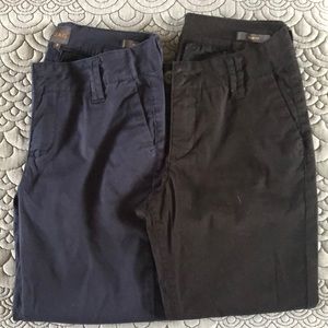 2 pack-Navy and Black JAG capri pants,  size 2